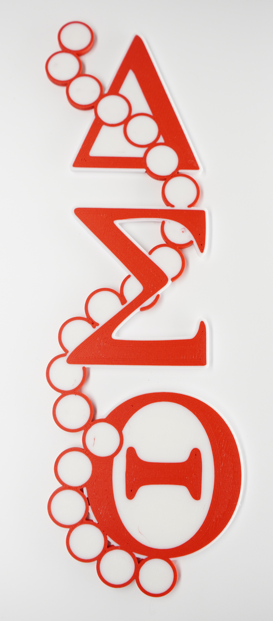Delta Sigma Theta Greek Letters Wall Art